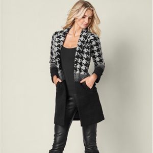 Venus Houndstooth Coat